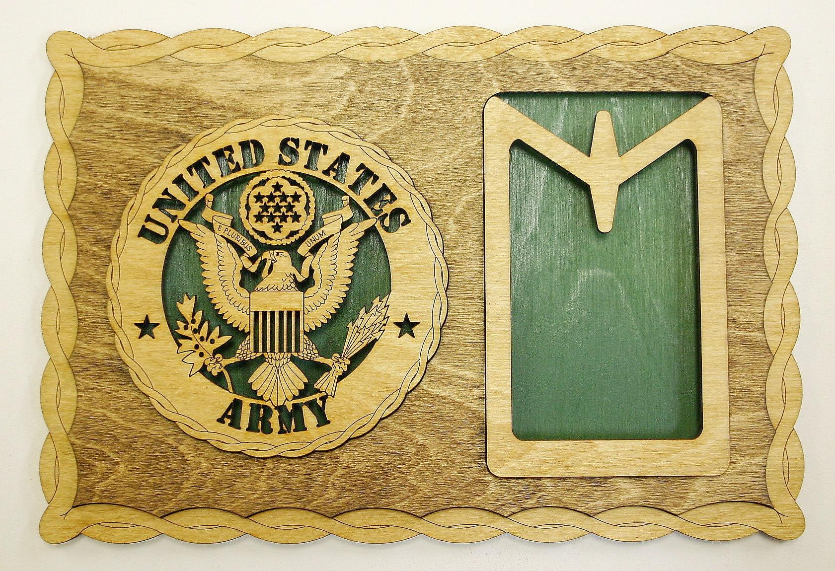 Custom 12 X 8 Army Dog Tag Display - Etsy
